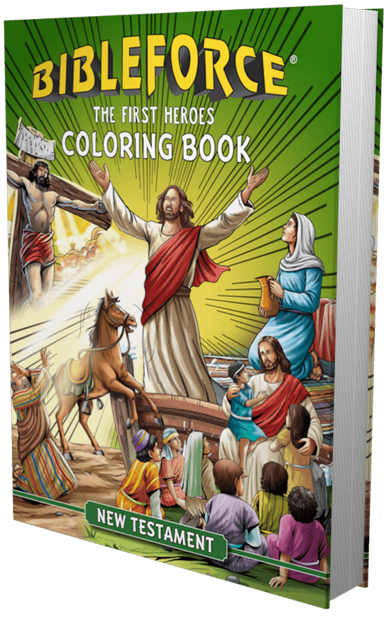New Testament The First Heroes Coloring Book