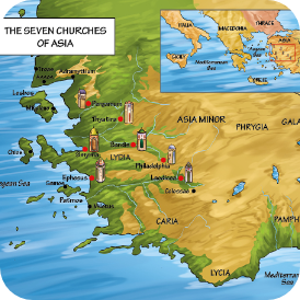 The Seven Churches of Asia Revelations 2-3